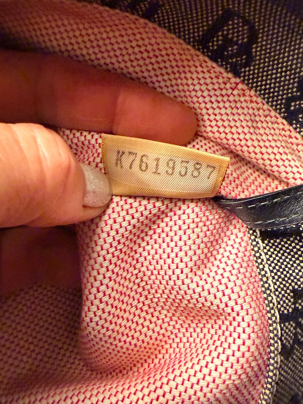 Dooney & Bourke Black and Beige DB Monogram Tote - Picture 13 of 13